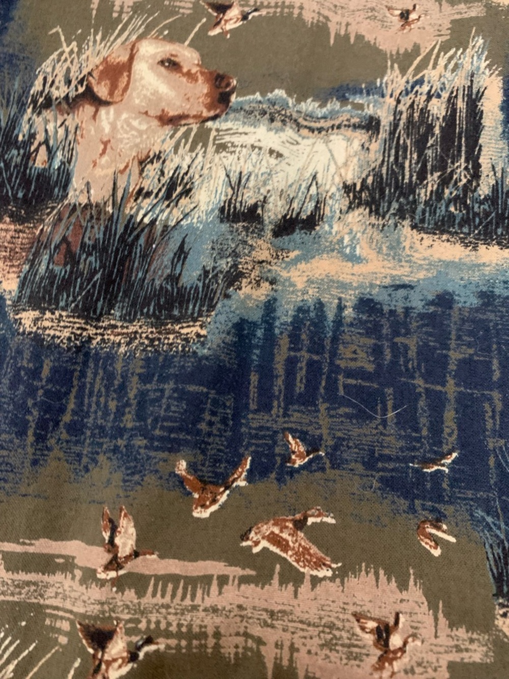 Labrador lovers! Button-Front Duck Hunting Shirt